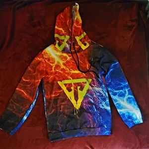 🔥2XHP🔥10-22-22🔥1-15-23🔥🔥NWT KIDS BOYS GRACEFUWU TYP-ICAL HOODIE RED SIZE L
